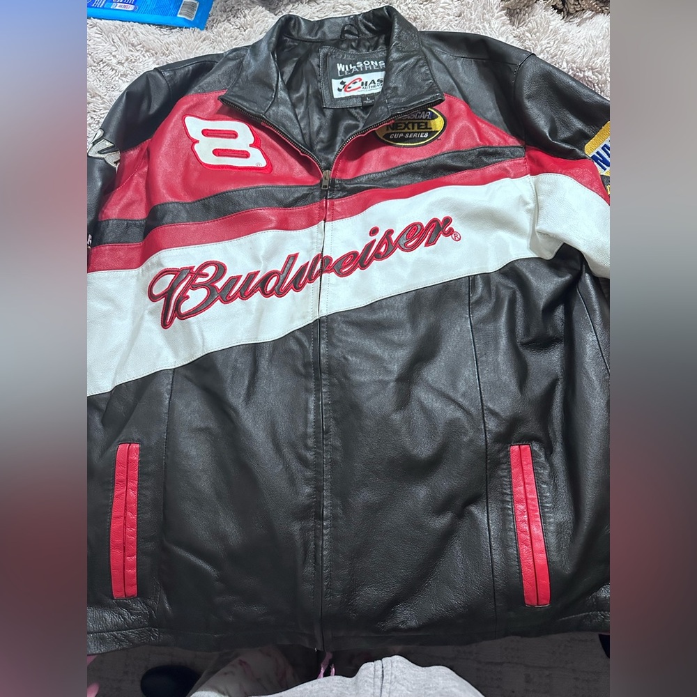 Leather Dale Earnhardt jr. jacket